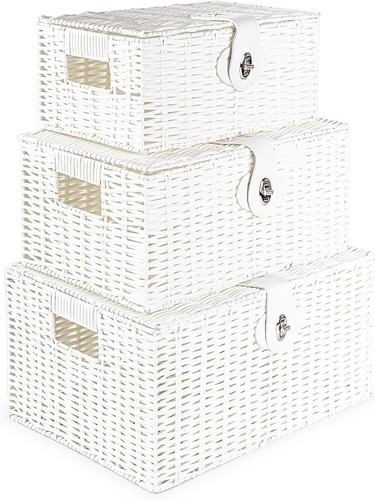 Set storage resin wicker - set, 3