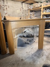 Solid oak Wooden Fire Surround