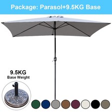 2x3m Garden Parasol Sun Shade