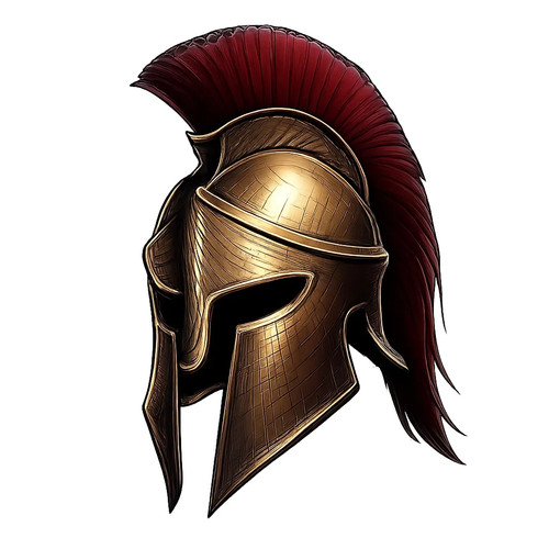 Sticker spartan helmet - sticker,