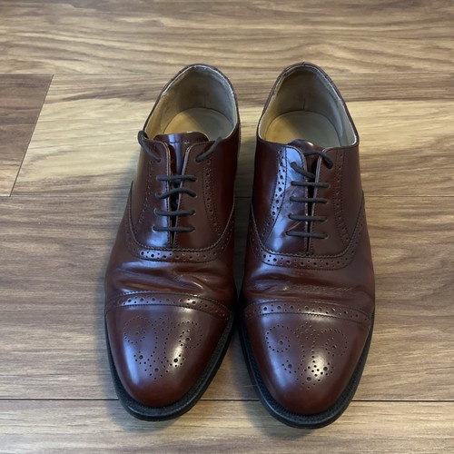 Barker mens burgundy - barker, oxford