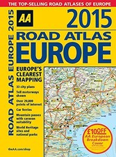 AA Road Atlas Europe 2015