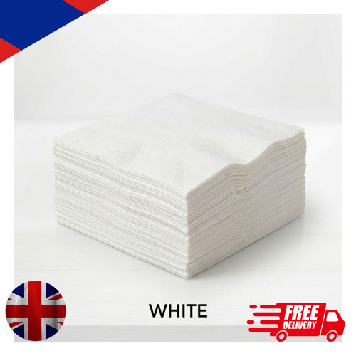 125 serviettes paper napkins - serviettes,