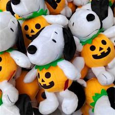 1Piece 20Cm Peanuts High Quality Snoopy Halloween Pumpkin Doll Snoopy Dog Plush 