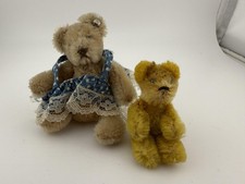 Miniature Antique Vintage Teddy Bears 6 & 9cm Steiff Schuco mohair original