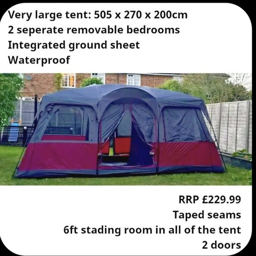 Man tent with sewn - with, sewn-in