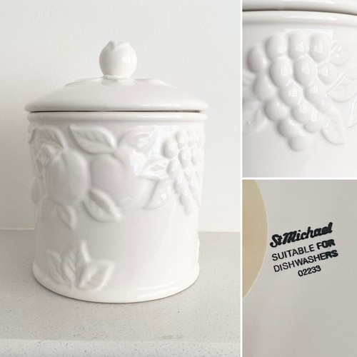 Vintage white ceramic - m&s,