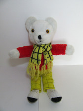 VINTAGE RUPERT THE BEAR TEDDY SOFT TOY PLUSH LEFRAY 14" YELLOW SCARF