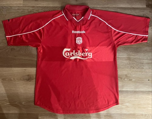 Liverpool 2001 treble home - treble,