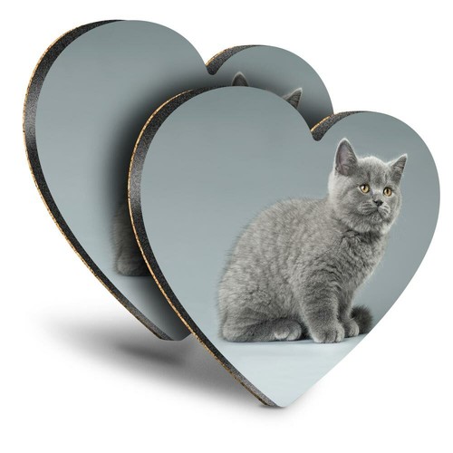 Heart mdf coasters - heart,