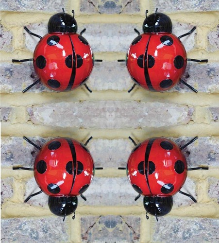 Large ladybirds fence - ladybirds, 4