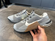 AWESOME NIKE METCON 7 CROSSFIT / GYM Sports Trainers SIZE UK 8 - PARTICLE GREY