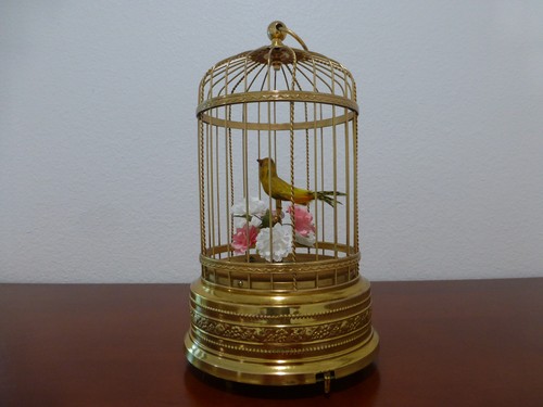 Vintage japanese singing bird - vintage,