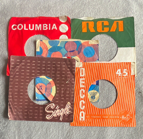 Columbia rca decca 45 - 7", rpm