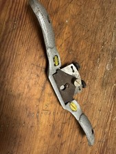 Vintage Stanley Adjustable Spokeshave  Unbreakable Round Sole
