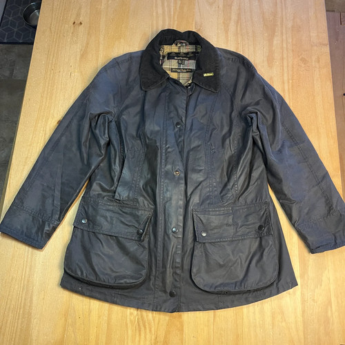 Barbour wax jacket womens uk14 - barbour,