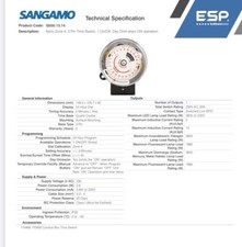 Sangamo Q551.13.11 Round Pattern Astro Zone 1 time switch clock 