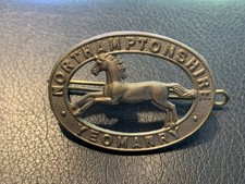 Northamptonshire  Yeomanry Cap Badge