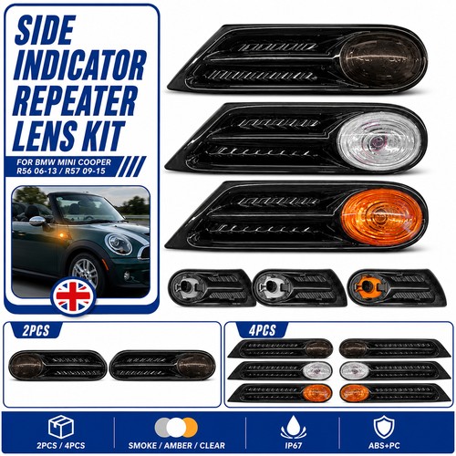 Clear side indicator lens - 2-4x,