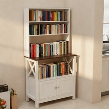 2 Door 4 Shelves Tall Bookcase