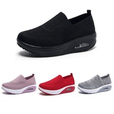 Women Shoes Orthopedic Sneakers Cushion Platform Diabetic Walking Shoes Slip On
