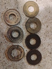 Vintage amusement tokens - 7,
