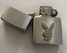 ZIPPO Playboy Bunny Lighter 3D Effect, 2003, Chrome Finish, Working