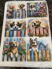 Rice Paper for Decoupage, DOGS