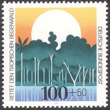 Germany 1992 Tropical Rain Forest/Plants/Trees/Nature/Conservation 1v (n29517)