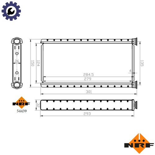 Heat exchanger interior - exchanger,