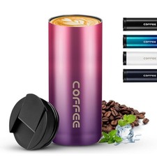 Vacuum Insulated Coffee Mug Tumbler 500ML  Thermal Stainless Steel Travel Mug