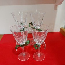 Set of 4 Cut Glass Crystal