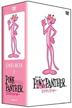 Pink panther anime dvd box - pink, dvd-box