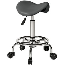 Homcom saddle chair - saddle, rolling