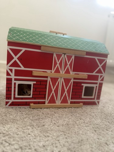 Wooden farm barn playset - farm,