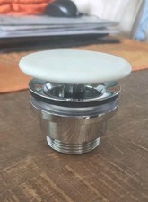 Villeroy & Boch Basin Waste, Ceramic, Stone White, Non Closing  680800RW