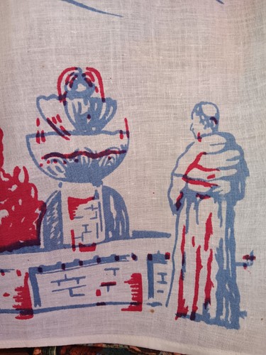 Vintage towel spanish - vintage,