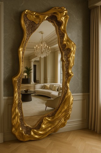 Luxury gold free form - luxury, free-form