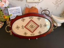 Vintage Lefkara Tray Linen