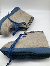 Nesnalobben 203 Children's felt Grey winter boots in wool C3079