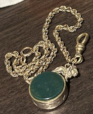 Victorian Watch Fob Lion 9ct