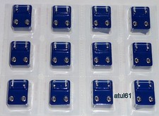 Mini Caflon Ear-piercing Studs Gold/silver Plated/birthstone Colours Pack of 12