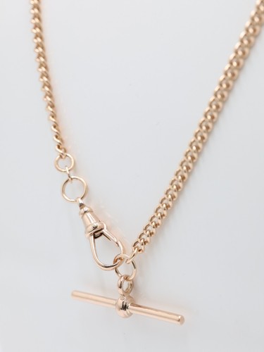 Albert fob bar chain 9ct - fob, t-bar