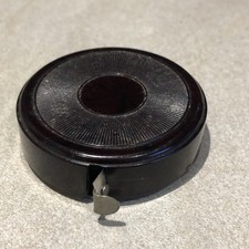 Vintage brown bakelite tape - bakelite,