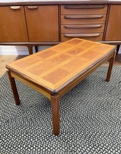 70’s teak Nathan parquet