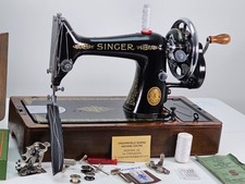 Beautiful 1951 Singer 99k Sewing Machine, Serviced, for Leather, Fabric, Canvas
