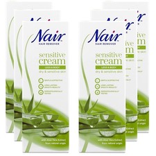 Nair Hair Removal Sensitive Cream 6 x 100ml