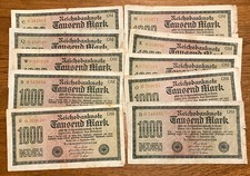Lot Of 10 X Germany Banknotes