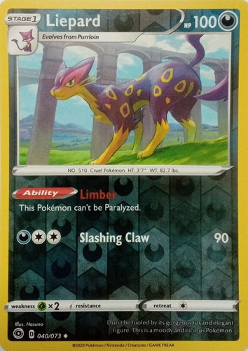 040 073 liepard - reverse, holo
