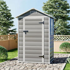 Plastic Garden Shed with Door